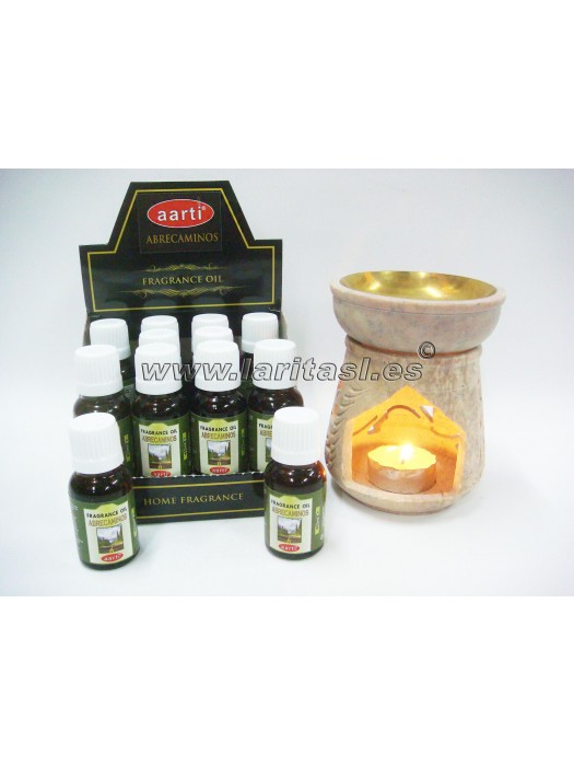 Aceite perfumado Aarti Abrecaminos 15ml (pack 12)